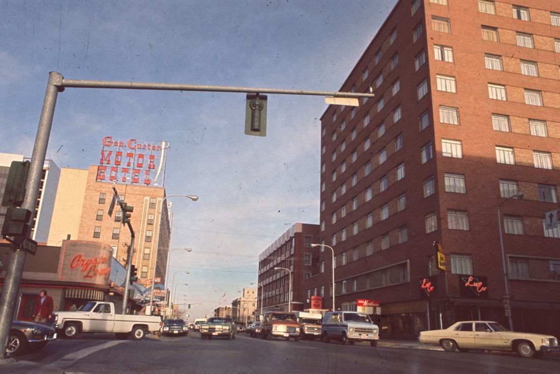 First Avenue North looking east, 1976